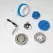 Solvent Weld PVC Brushed Nickel True Blue Series with Push Pull Stopper Bath Waste Half Kit | DERP9940BN