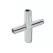 Hardened Steel 4-Way For 1/4" 5/16" 9/32" and 11/32" Square Stems Sill Cock Key | EZE45401