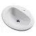 21" x 17-7/4" x 8-1/8" Vitreous China White 1-Hole Maxwell Series Self Rimming Bathroom Sink | GBR12831CH