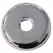 1-1/4" CTS 3.308" Chrome Plastic Flexible Split Floor and Ceiling Plate | JSCF06124