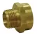 3/4" x 1/2" FHT x MPT Brass Garden Hose Adapter | JSCG20015