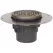 2" x 3" Round PVC Gray 822 Series Floor Drain Adjustable Complete Assembly | SIO8222PNR