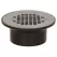 2" x 3" Hub ABS 840 Series Solvent Weld Floor Drain | SIO8402A