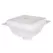 2" Hub PVC White Square 861 Series Floor Sink Only | SIO8612PX