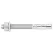 1/2" x 3-3/4" Carbon Steel Zinc-Plated Wedge Anchor | A12X34CA