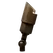 Alliance Lighting Bullet Light, MR-16 LED Aged/Solid Brass No Lamp 18" | AOLBL100