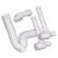 White Vinyl For All 1-1/4" or 1-1/2" Cast Brass or Tubular P-Trap 100/103-EZ Series Undersink Piping Cover | IPS103EZ