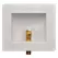 16" White Plastic AB9711 Series Square Ice Maker Outlet Box | IPS87973