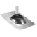 3 to 4" 16" x 12" Galvanized Steel For 3 or 4" Vent Pipe GB 34 Series Adjustable 3-N-1 Roof Flashing | IPSBG34