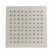 1/2" 6" x 6" x 1-31/32" Brushed Nickel Bronson Series Square Raincan Showerhead | PPF973183J