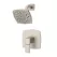 1/2" NPT 5-5/16" x 3-15/32" Metal Brushed Nickel Multi-Function 1-Handle Deckard Series Shower Only Trim | PPFLG897DAK