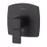 1/2" NPT Matte Black Metal For 0X8 and JX8 Valves Deckard Series 1-Handle Tub and Shower Valve Only Trim | PPFR891DAB