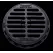ADS Grate, Inline Round Ductile Iron Black 10" | DFE1099CGS