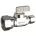 1/2" x 3/8" FIP x Compression Chrome-Plated Lead-Free Brass Straight Supply Stop Valve | DHL5115331