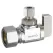 5/8" x 1/4" Copper Compression Chrome-Plated Lead-Free Brass Angled Stop Valve | DHL6113330