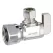 1/2" x 3/8" FIP x Compression Chrome-Plated Lead-Free Brass Angled Stop Valve | DHL6115331