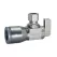 1/2" x 3/8" Quick Grip x Compression Chrome-Plated Lead-Free Brass Angled Stop Valve | DHL611QG331