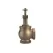 1-1/4" NPT Red Brass VBM Series Manual Angle Valve | BUKVBM12