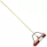 60" Wood Handle 1 Bristle Street Broom | CORBM62001