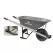 6 cu-ft Steel 1.4 mm Tray 60" Steel Handle Wheelbarrow | CORWB2706SFF