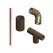 48" Copper For CID140 Cast Lighting Fixtures Pipe | CSLCCPSTEM48