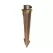 8-1/2" Bronze For Cast Classic Large China Hat Area/Path Lights Ground Mounting Stake | CSLCMS1CB