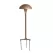35 W Wedge S8 Copper/Solid Sand Cast Bronze CMU Series Mushroom Large Path Light | CSLCMU2CB