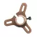 Solid Bronze For Cast Tree Lights Mounting Canopy | CSLXCBPTMC1