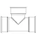 ADS Tee, Bell-End HDPE Watertight Dual Wall Injection Molded N-12, Black 10" x 10" | DFD1063WT