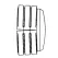 ADS End Cap, Split Black HDPE Solid Single Wall Corrugated 12" | DFEC120