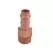17 mm x 1/2" Male Adapter x Barb Brown Acetal Adapter | DIG15046