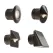 2 W 2700K/3900K/4500K/5200K Integrated LED Black Die-Cast Aluminum/Brass Petit Oeil Series with Spot Faceplate Zoning Wall Light | FXLPO1LEDSTFB