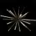 28" Warm White Low Voltage Combo A LED 3D Meteor Burst | HBL3D28MBRSTAWW