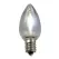 Smooth Screw-In C7 LED Pure White Transparent Commercial Grade LED Bulb | HBLBU25FLDSC7TPW