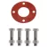 2" MJ 150 psi Styrene Butadiene Rubber Full Face For Cast Iron and Ductile Iron Valves Bolt and Gasket Set | GKRBP020