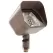 50 W Bi-Pin GU5.3 3000K T4 Textured Bronze Aluminum Contemporary Series Flood Light | HAL923008