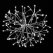 16" Pure White 5 mm LED 10' Transparent LED 3D Shimmering Sphere | HBLLED16SHSSPWTW