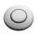 1-3/4" ia Satin Nickel Brass Push Sink Top For Garbage Disposals Air Switch Button | IOFSTCSN