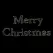 Warm White LED 20' Powder Coated Frame Merry Christmas Sign | HBLLEDMC590