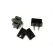 Black For SPT2 Vintage Cord Vintage Series Male and Female Plug | HBLPLGKITMF12