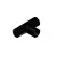 Black HDPE Tee 2 in. Butt Fusion | 6631100202