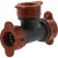 1/2" Push ABS/Stainless Steel and EPDM Seal Tee | HYR7492