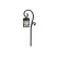 2.3 W Wedge T5 Xenon Textured Black Aluminum Path Light | KIC15426BKT