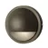 0.86 W 3000K Integrated LED Centennial Brass Half Moon Deck Light | KIC15764CBR30