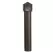 3.57 W 2800K LED Textured Black Aluminum Louvered LED Bollard Light | KIC16130BKT28
