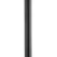 3" x 84" Black Aluminum For Outdoor Post Lights Direct Burial Ladder Rest Post