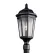 200 W E26 Medium A21 Incandescent Textured Black Aluminum Outdoor Post Light | KIC9532BKT