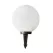 12" Dia 1.5 to 3.5 W Bi-Pin 2700K/3000K T3 LED White Acrylic Globe Light | LCFAPGLOBE12WHT