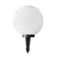 8" Dia 1.5 to 3.5 W Bi-Pin 2700K/3000K T3 LED White Acrylic Globe Light | LCFAPGLOBE8WHT