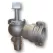 2" Spigot x Gasketed Epoxy Coated Stainless Steel 350 psi LV Series Full Port Angle Valve | LEMLV212SSON